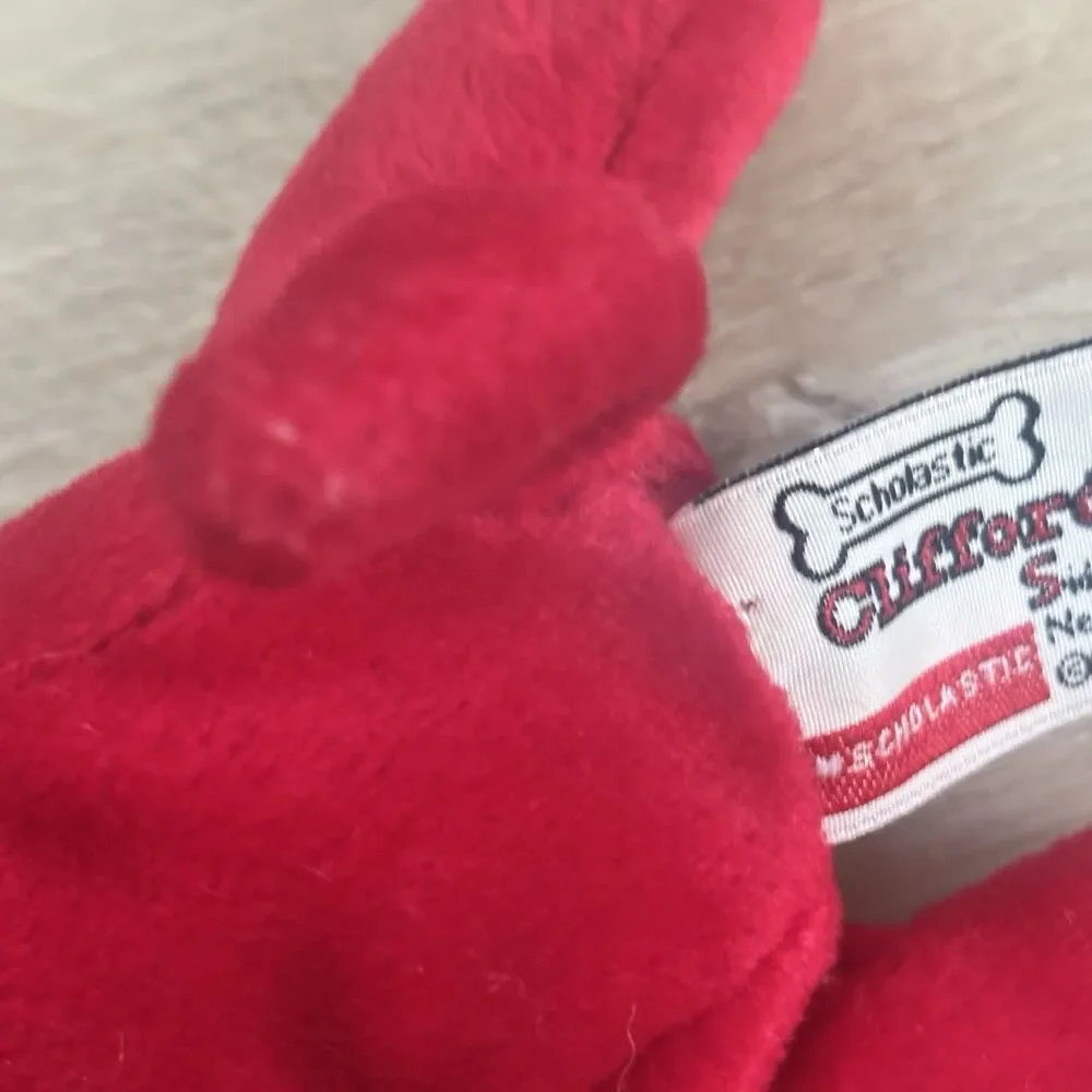 Vintage 1997 Scholastic Clifford Big Red Dog Plush SideKicks Beanie Stuffed Toy
